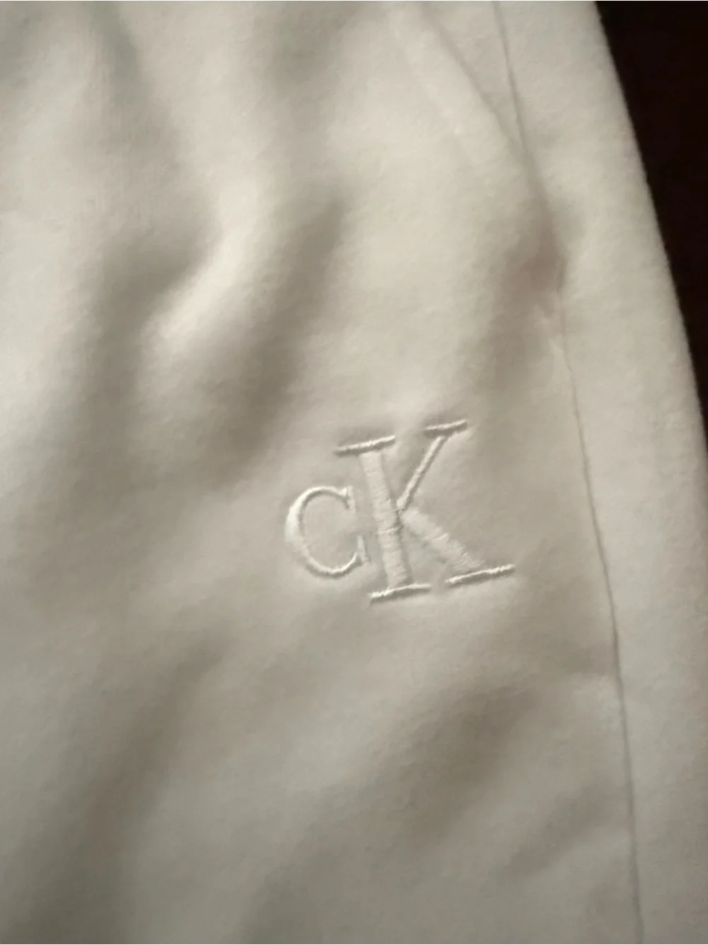 Calvin Klein’s Women’s flared sweatpants size XL white sweats